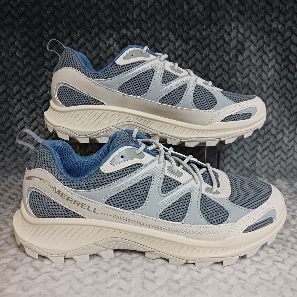 Merrell Tempo EXP Monument Blue Ecru Mens Hiking Athletic Sneakers Shoes Sz 11.5